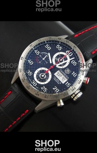 Tag Heuer Carrera Calibre 16 Japanese Titanium Watch 