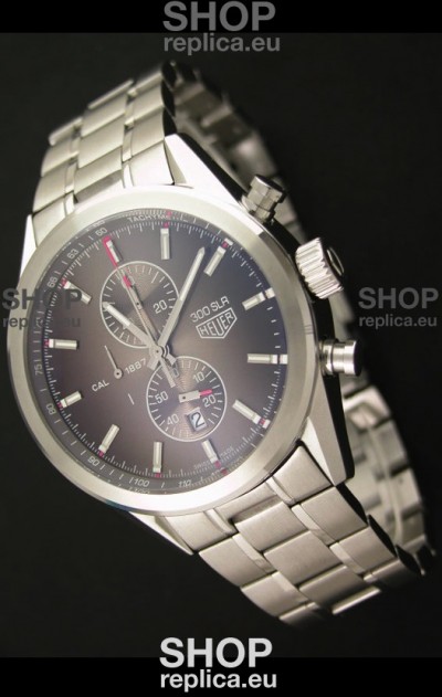 Tag Heuer Carrera Quartz Japanese Replica Watch in Brown Dial