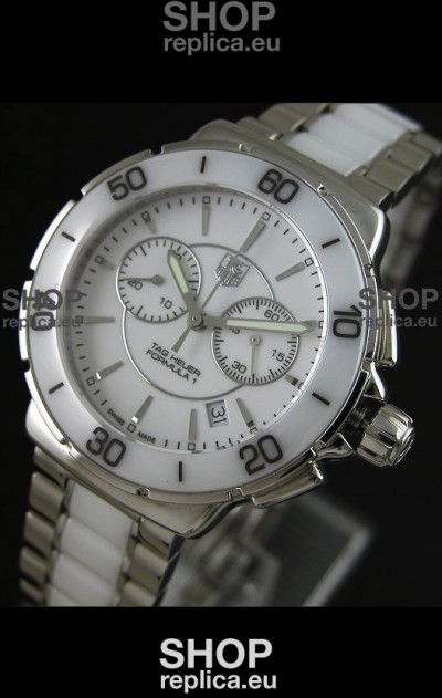 Tag Heuer Formula 1 Chronograph Swiss Replica Ceramic Ladies Watch
