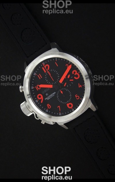 U-Boat Flightdeck Watch in Black Dial