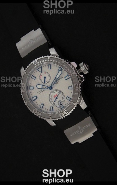 Ulysse Nardin Maxi Marine Diver Swiss Watch in White Dial