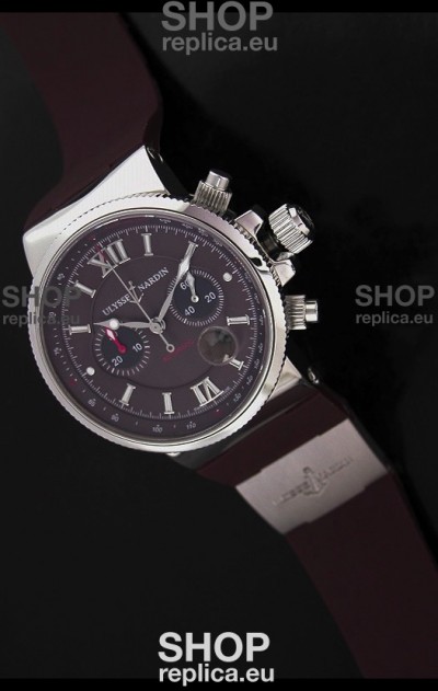 Ulysse Nardin UN No.250 Swiss Automatic Watch in Chocolate Dial