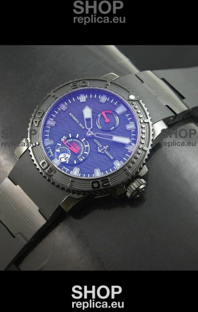 Ulysse Nardin No189 Swiss Watch in Black Dial