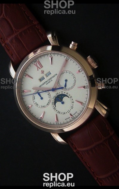 Vacheron Constantin Perpetual Calendar Japanese Watch in Rose Gold