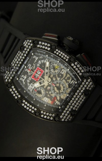 Richard Mille Filippe Massa Edition Titanium Swiss Watch in PVD Case