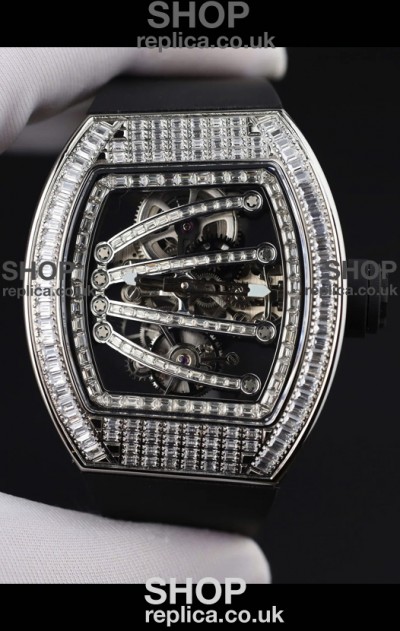 Richard Mille 59-01 Iced Out Casing Super Clone Watch 