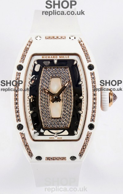 Richard Mille RM007 White Ceramic Automatic Super Clone Watch 