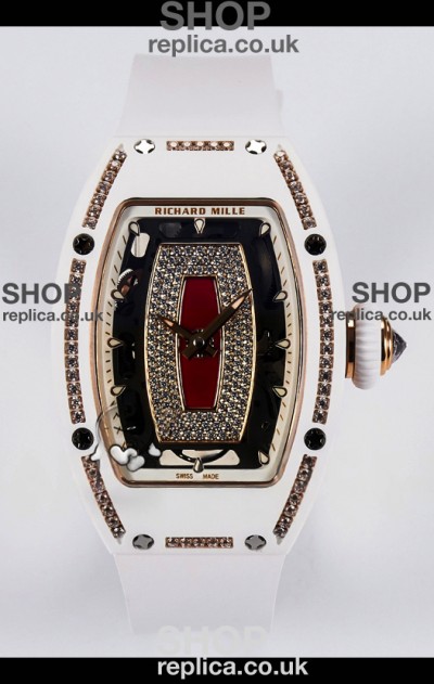 Richard Mille RM007 White Ceramic Automatic Super Clone Watch 