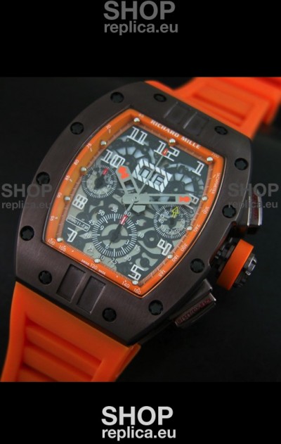 Richard Mille RM011 Filipe Massa PVD Casing Edition Swiss Replica Watch