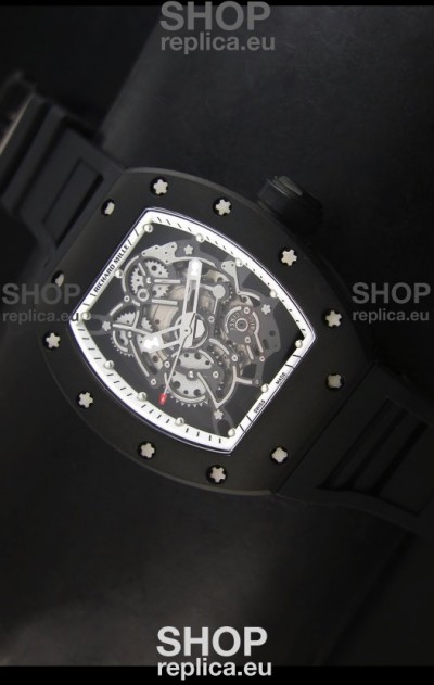 Richard Mille RM055 Bubba Watson Swiss Replica Watch in White Indexes