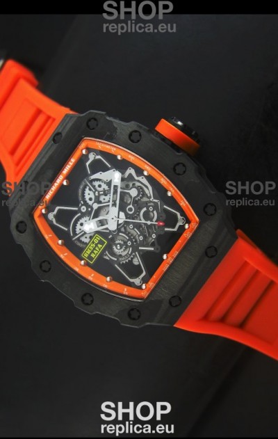 Richard Mille RM35-01 Rafael Nadal Edition Swiss Replica Watch in Orange Indexes