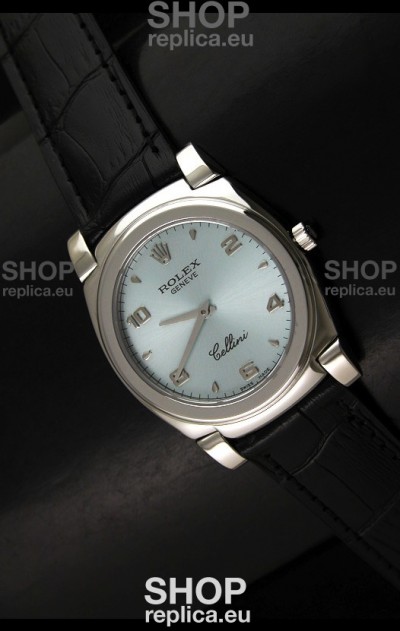 Rolex Cellini Japanese Replica Watch in Silver Dial