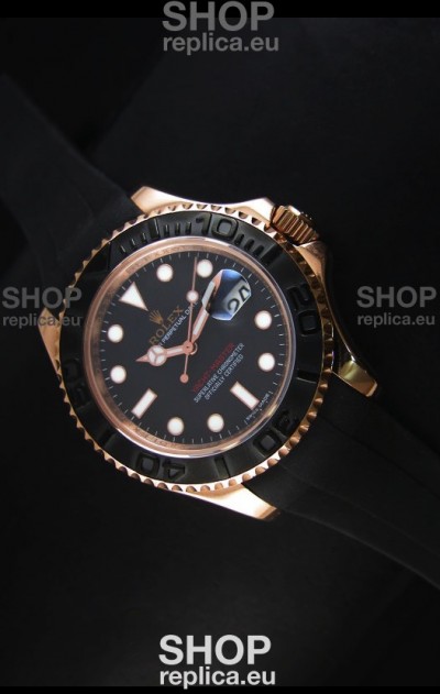 Rolex Yacht-Master 40 Oyster 40MM Watch in Everose Gold Swiss Watch 