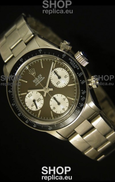 Rolex Daytona 6263 Cosmograph Brown Coffee Dial Black Bezel