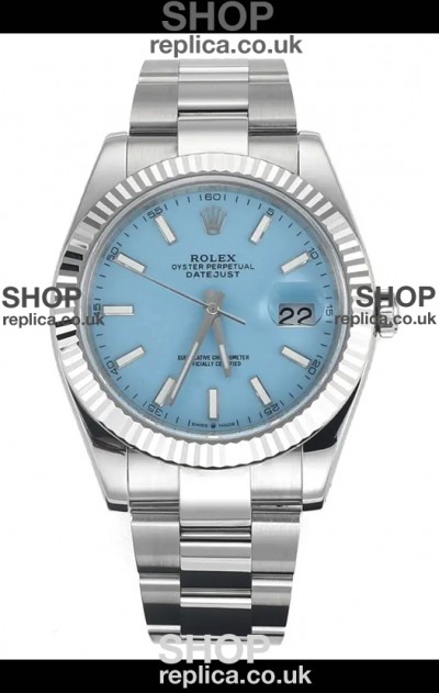 Rolex Datejust Cal.3235 Movement Tiffany Blue 41MM Super Clone Watch 