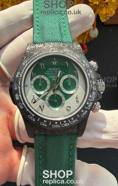 Rolex Daytona DiW Ramadan Carbon Fiber Super Clone Watch 