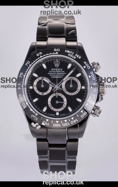Rolex Daytona AET Black Ceramic 4130 Movment Super Clone Watch 