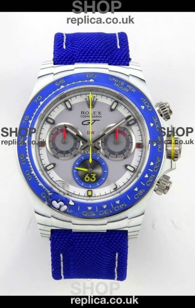 Rolex Daytona DiW Porsche Gt3 White Carbon Super Clone Watch 