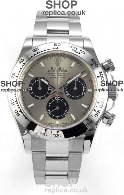 Rolex Daytona 126509 Silver Dial Stick Markers FREE SPRUNG MVMT Super Clone Watch 