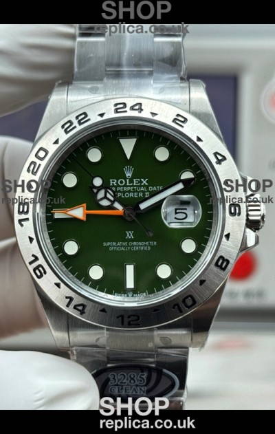 Rolex Explorer II Tree Hunter Green Dial Super Clone Watch 
