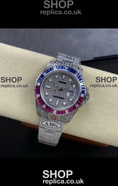Rolex Submariner 116610 Iced Out Edition 2 Swiss Replica Watch 