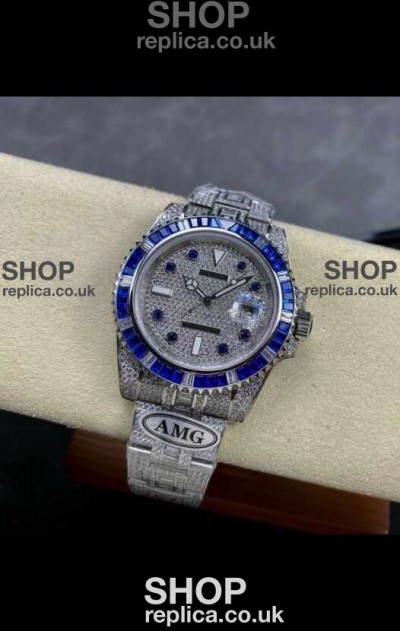 Rolex Submariner 116610 Iced Out Edition 3 Swiss Replica Watch 