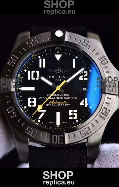 Breitling Avenger II Seawolf Airblack Swiss Replica Watch 1:1 Ultimate Swiss Replica Watch