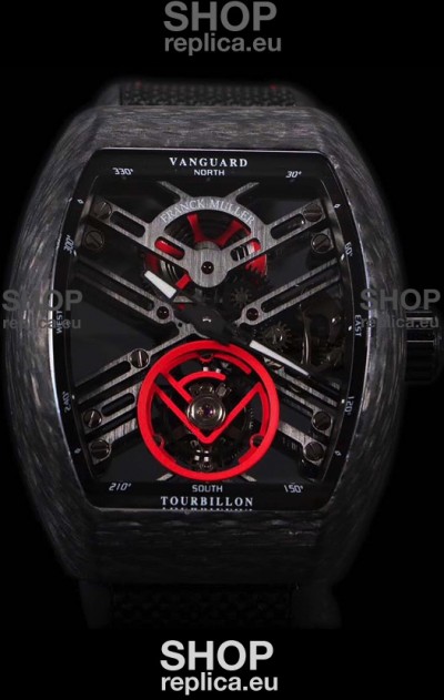 Franck Muller Vanguard Skeleton Tourbillon Swiss Replica Watch