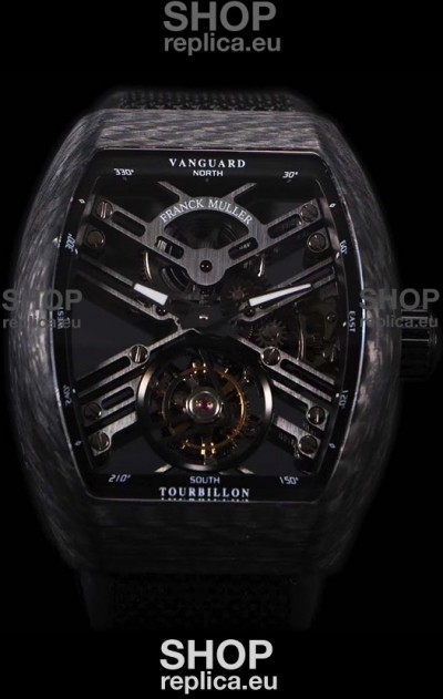 Franck Muller Vanguard Skeleton Tourbillon Swiss Replica Watch
