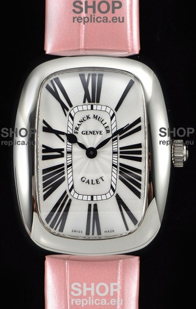 Franck Muller Galet Ladies Swiss Quartz Pink Strap Watch