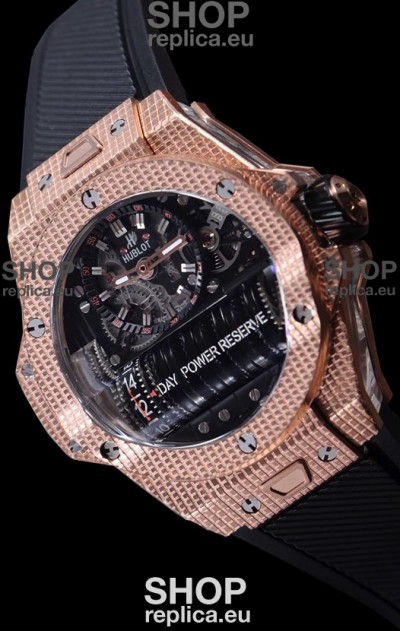 Hublot Big Bang MP-11 Power Reserve 3D Gold Carbon Replica Watch