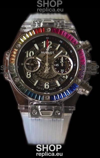 Hublot Big Bang UNICO Sapphire Rainbow Swiss Replica Watch 