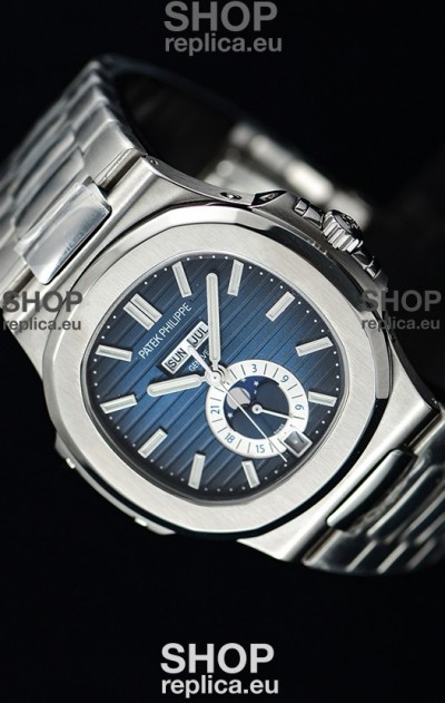 Patek Philippe Nautilus 5726A 1:1 Mirror Swiss Watch Blue Dial