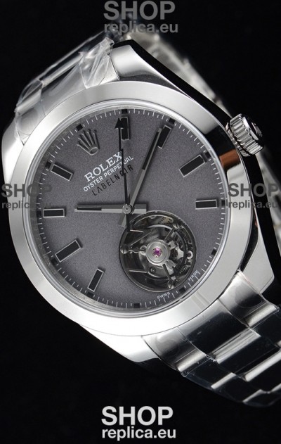 Rolex Milgauss LABELNOIR Tourbillon Swiss Replica Watch Steel Case
