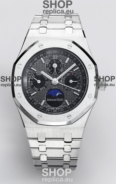 Audemars Piguet Royal Oak Perpetual Calendar Swiss Replica 904L Steel - Grey Dial 