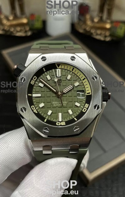 Audemars Piguet Royal Oak 1:1 Ultimate Swiss Replica Watch Green Dial Cal.4308 Movement