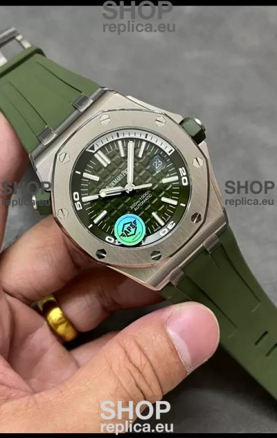 Audemars Piguet Royal Oak 1:1 Ultimate Swiss Replica Watch Green Dial Cal.3120 Movement
