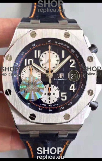 Audemars Piguet Royal Oak Offshore Chronograph Blue Dial 904L Steel 1: 1 Mirror 3126 Movement