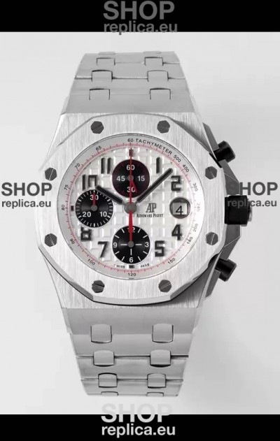 Audemars Piguet Royal Oak Offshore PANDA Chronograph 1:1 Mirror Replica Watch - 904L Steel