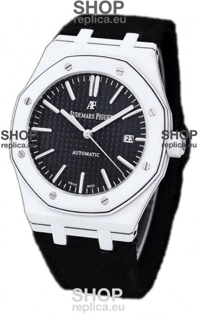 Audemars Piguet Royal Oak Ref.15400 Forged Carbon Casing Watch Black Dial in 1:1 Mirror Replica