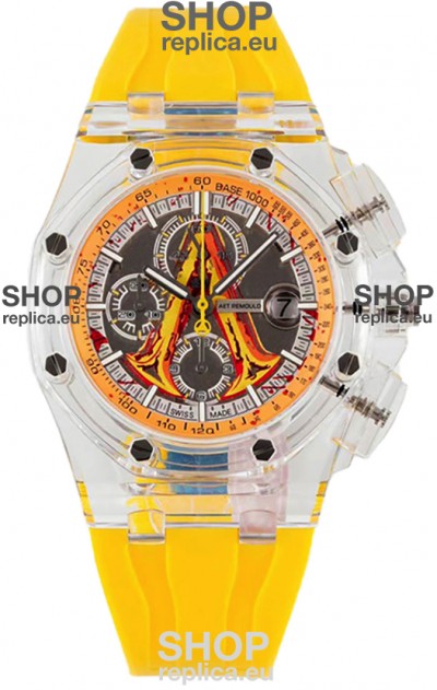 Audemars Piguet Royal Oak Offshore AET Remould LAMBDA Sapphires Casing Swiss Replica Watch 