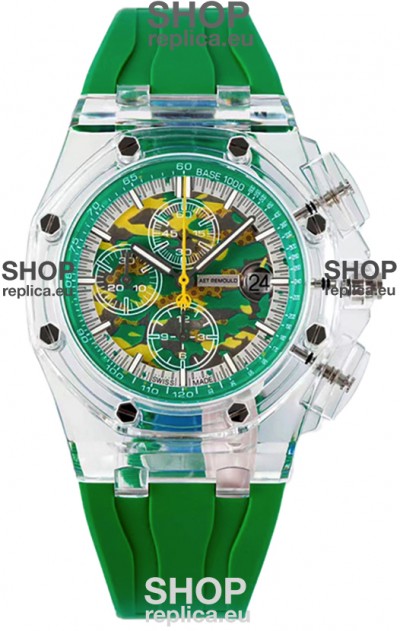Audemars Piguet Royal Oak Offshore AET Remould CHAMELEON Sapphires Casing Swiss Replica Watch 