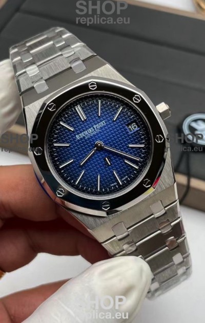 Audemars Piguet Royal Jumbo Oak Extra Thin Swiss Replica - 1:1 Mirror Replica Watch Titanium Casing