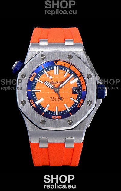Audemars Piguet Royal Oak Diver Swiss Replica Orange Dial 1:1 Quality 3120 Movement 904L Steel 
