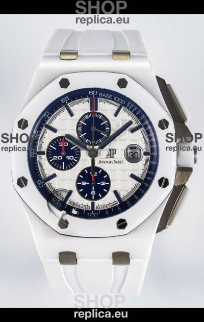 Audemars Piguet Boutique Edition White Dial Ceramic Casing 1:1 Super Clone Replica Watch