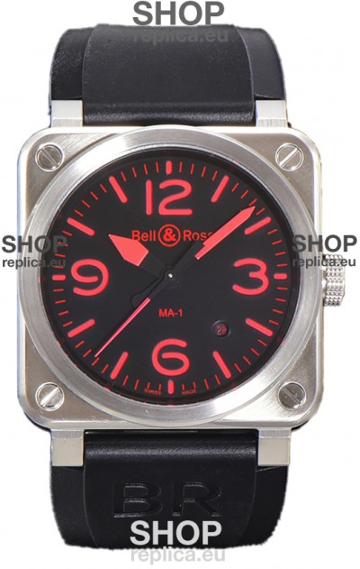 Bell and Ross BR03-92 MA-01 Red Indicators Edition Swiss Replica Watch