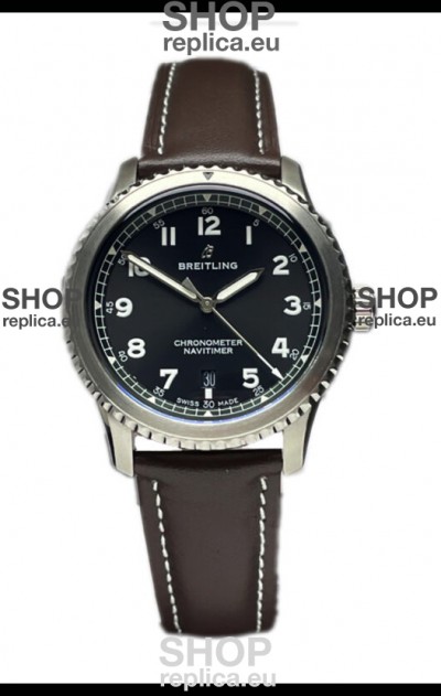 Breitling Navitimer Aviator 8 Automatic 41 Black Dial 1:1 Mirror Swiss Replica Watch 