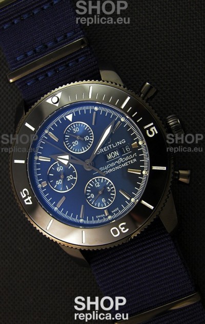 Breitling Superocean Heritage II Outerknown Blacksteel NATO Strap 1:1 Mirror Replica Watch 
