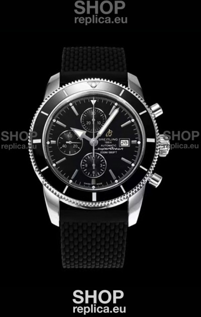 Breitling SuperOcean Heritage II 44MM Black Dial Swiss Replica Watch 