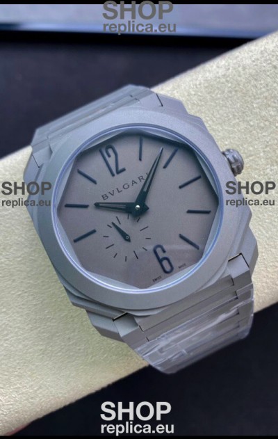 Bvlgari Octo Finissmo Edition 1:1 Mirror Replica Sandblasted Ceramic Casing
